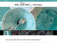 Tablet Screenshot of aantafelmetportazul.nl